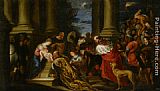 Juan Antonio Frias Y Escalante Canvas Paintings - The Adoration of the Magi